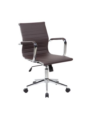 Modern Medium Back Executive Office Chair - Techni Mobili