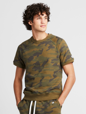 Fatigue Camo Short Sleeve Sweatshirt