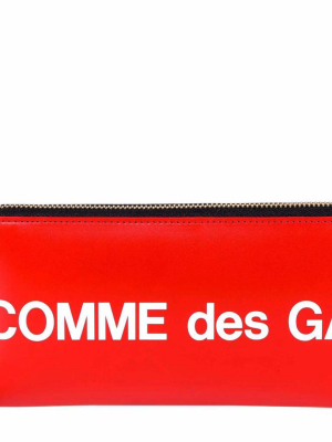 Comme Des Garçons Wallet Huge Logo Wallet