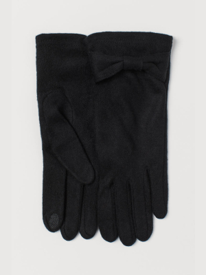 Fine-knit Gloves