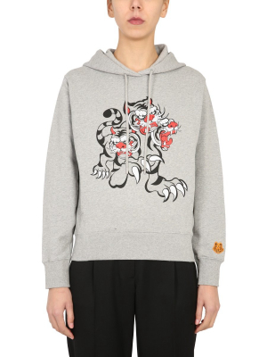 Kenzo X Kansai Yamamoto Three Tigers Hooded Sweatshirt