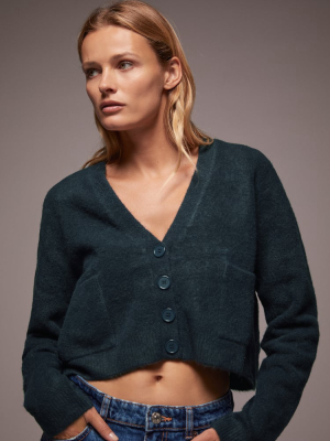 Knit Cropped Jacket