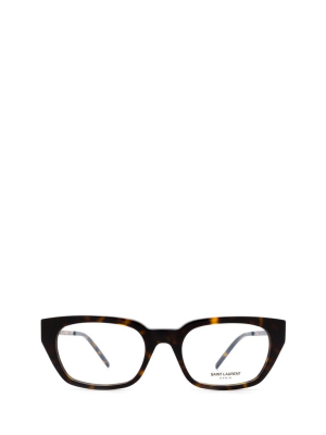 Saint Laurent Eyewear Rectangular Frame Glasses