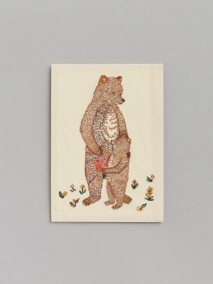 Mama Bear And Cub Card