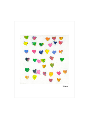 Tiny Drops Of Love Mini Art Print