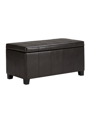 36" Lancaster Storage Ottoman Bench - Wyndenhall