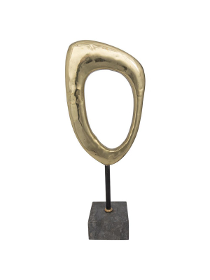 Noir Sculpture A Sculpture - Antique Brass