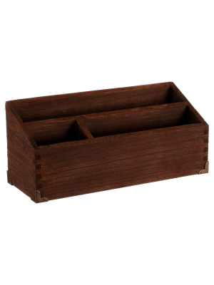 Desktop Storage Unit Wood - Threshold™