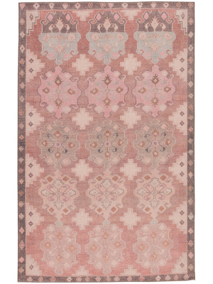 Blu Home Kairos Rug - Medallion Pink/brown