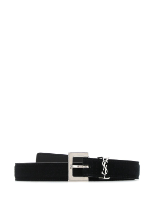 Saint Laurent Monogram Buckle Belt