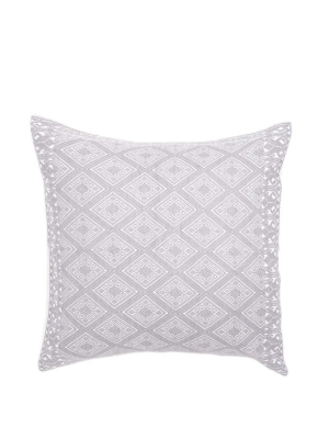 Chiapas Woven Pillow Cover - Gray