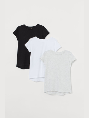 3-pack Cotton T-shirts