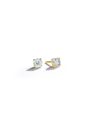 Round Brilliant Cut Diamond Studs – 3mm