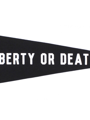 Liberty Or Death Pennant - Iron & Air Supply • oxford Pennant Original