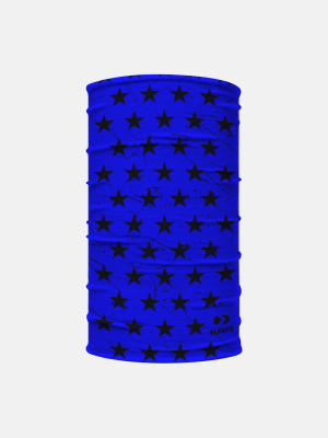 Stars Blue Black Neck Gaiter