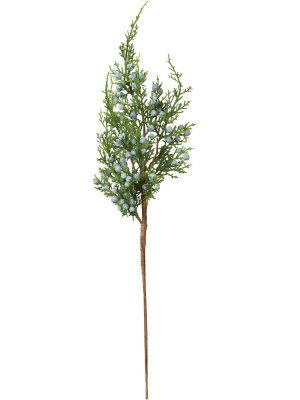 Sullivans Artificial Juniper Pine Spray 19"h Green