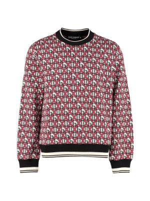 Dolce & Gabbana Monogram Print Sweater