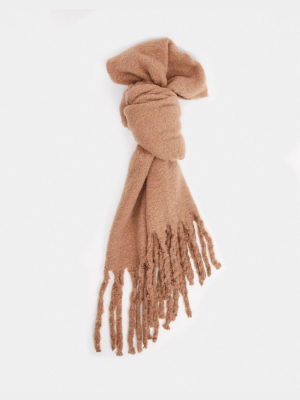 My Accessories London Exclusive Supersoft Scarf In Camel