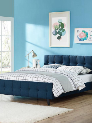 Oprah Queen Fabric Bed Frame