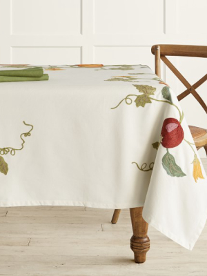 Harvest Embroidery Tablecloth