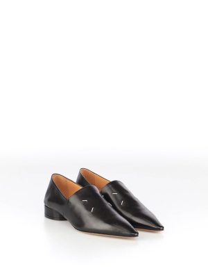 Maison Margiela 4-stitches Pointed Toe Loafers