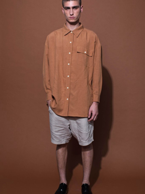 Luchia Shirt - Tobacco Linen