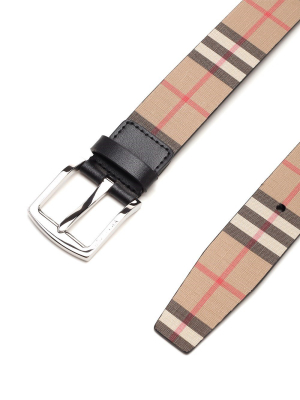 Burberry Vintage Check Belt