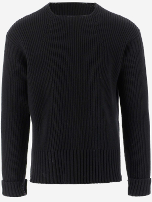 Jacquemus Crewneck Ribbed Jumper