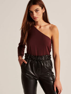 One-shoulder Bodysuit