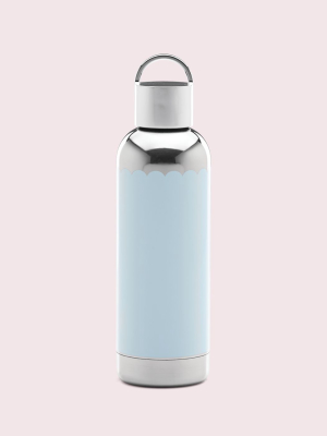 Hydration Blue Scallop Water Bottle