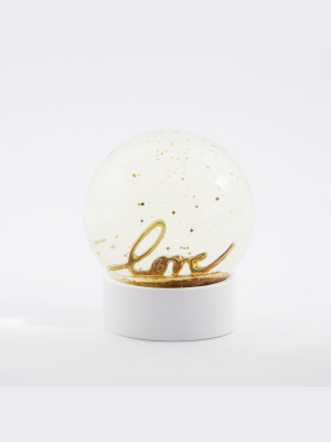 Love Snow Globe