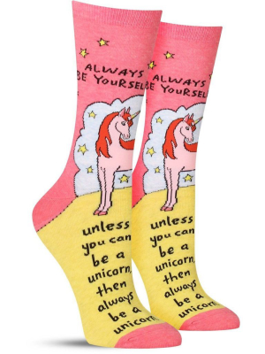 Always Be A Unicorn Socks | Women's