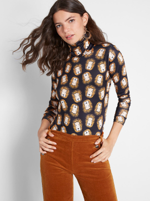 Fierce And Femme Turtleneck Top