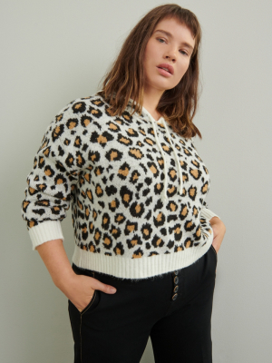 Ginny Leopard Pullover