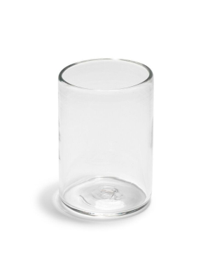 Hand-blown Clear Tumbler