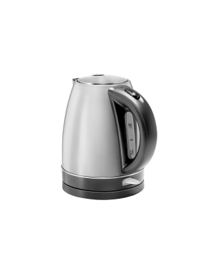 Chefman Rj11-17-v3 1.7 Liter, 1500 Watt, Fast Heating Electric Hot Water Tea Kettle, Bpa Free Interior, Cordless Pouring, Stainless Steel