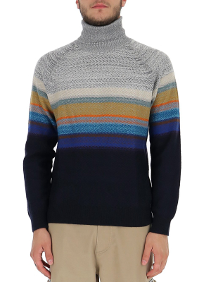 Missoni Striped Turtleneck Sweater