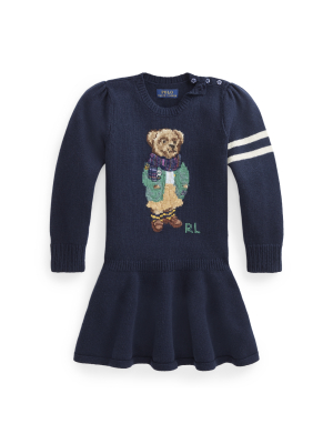 Cardigan Bear Sweater Dress