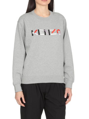 Kenzo Logo Embroidered Sweatshirt