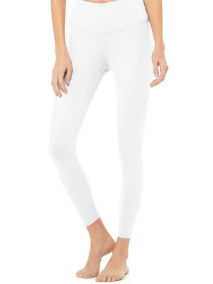 7/8 High-waist Airbrush Legging - White