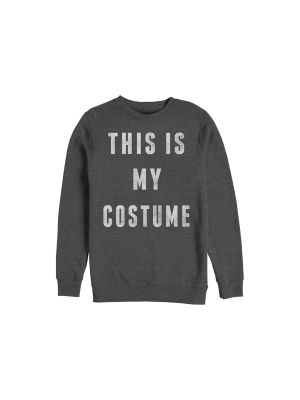 Women's Chin Up Halloween My Costume Sweatshirt