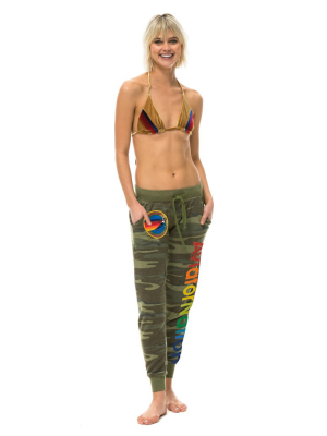 Women's Aviator Nation Aspen Sweatpants - Camo