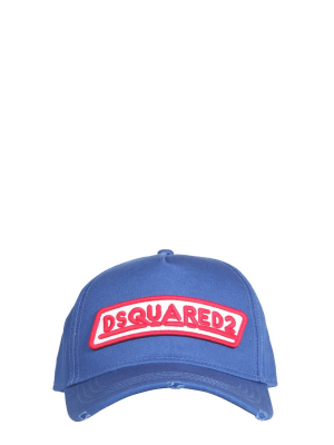 Dsquared2 Logo Embroidered Baseball Cap