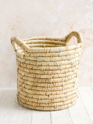 Palm Leaf Storage Bin