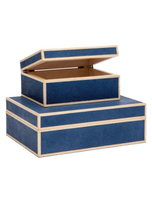 Made Goods Cooper Boxes (set Of 2)