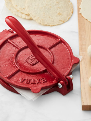 Cast-iron Tortilla Press, Red