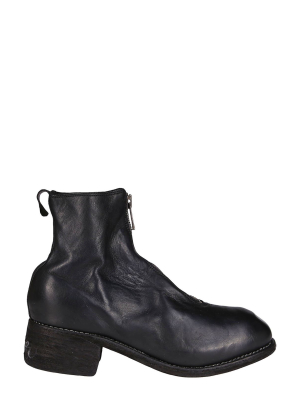 Guidi Pl1 Front Zipped Ankle Boots