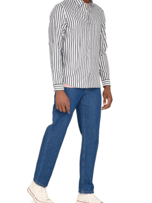 A.p.c. Striped Printed Shirt