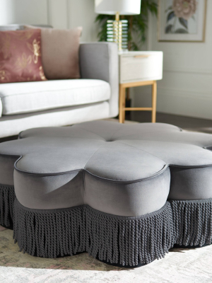 Tanith Flower Ottoman - Safavieh