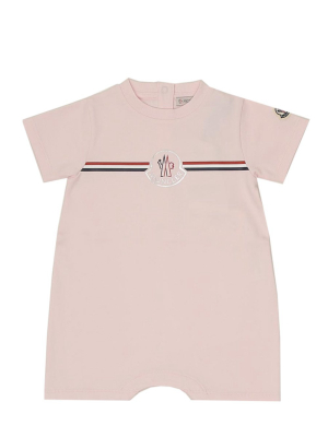 Moncler Enfant Logo Print Shorties